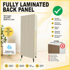 Connie Series Shoe Cabinet CARB-P2 Certified Board Laminated Rattan Pattern
