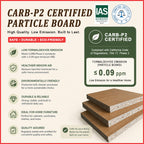 Moira CARB-P2 Certified Board 2-5 Doors  Scratch-Resist Wardrobe w/ Drawers White Colour