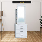 Velin CARB-P2 Certified Board Dressing Table / Gliding Drawer Dresser in 6 Colours