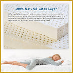 Honey Latex Cool 11" Natural Latex Cooling Silk Mattress - All Sizes Available