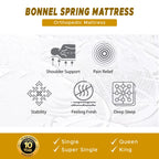 Ortho Coil 11" Hotel Premier Bonnel Spring Mattress - All Sizes