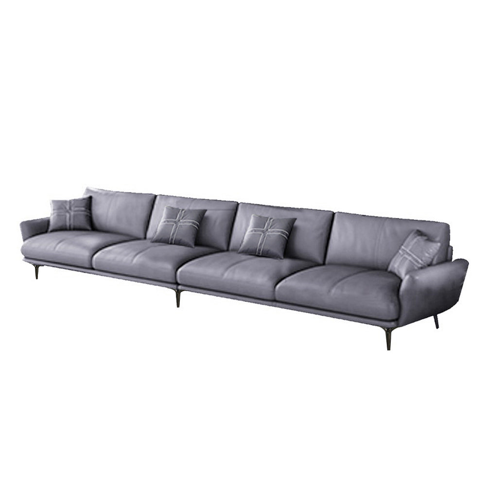 Nordic Inspired Sofa Set In 4 Color Choices Of Premium P.U Leather Upholstery w/ Pet-Friendly Option