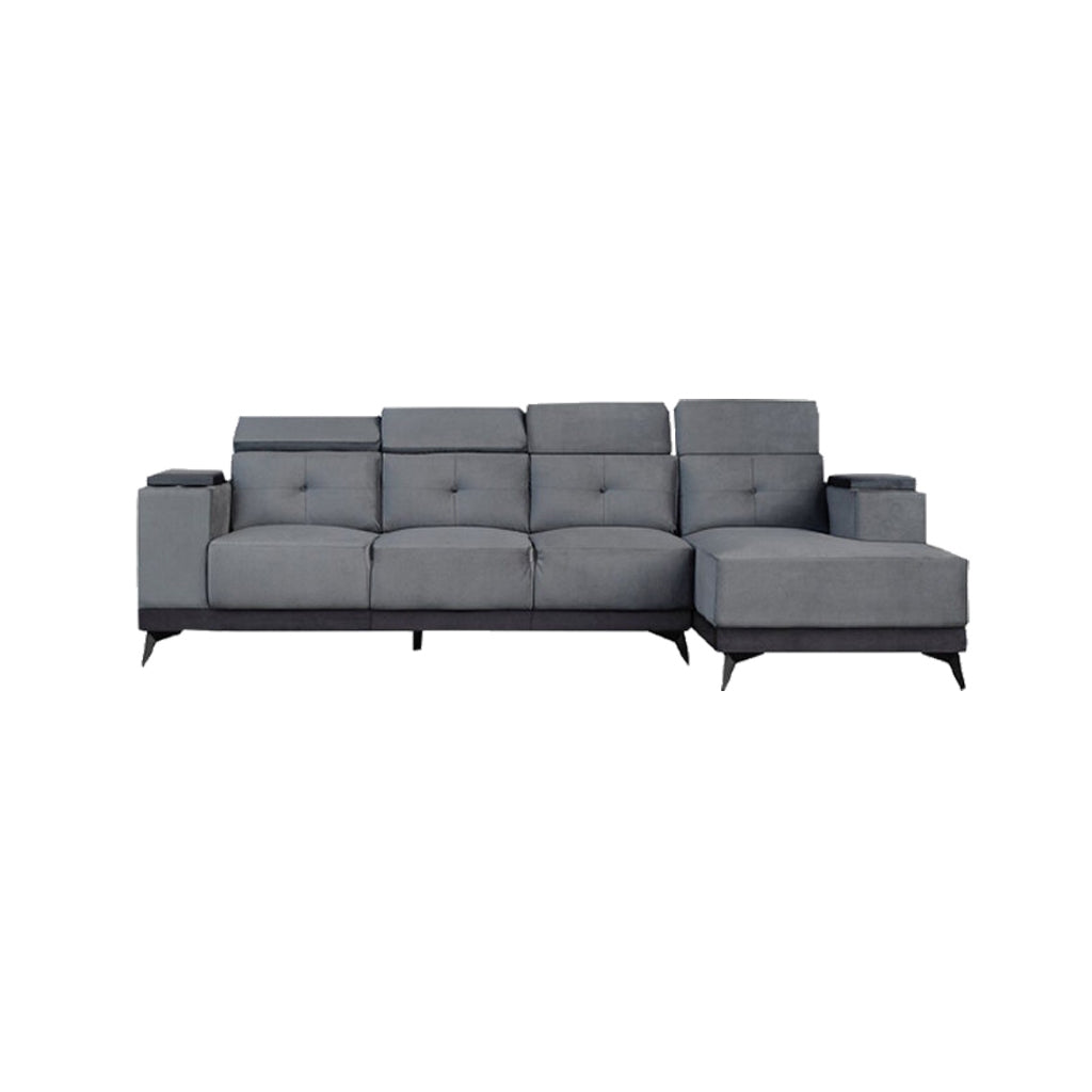 Sully 3/4-Seater L-Shaped Sofa with Storage w/ Scratch Resistant Pet-Friendly Option