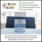 King Koil Cooltech Mattress Protector Waterproof Garterized Mattress Topper - All Size