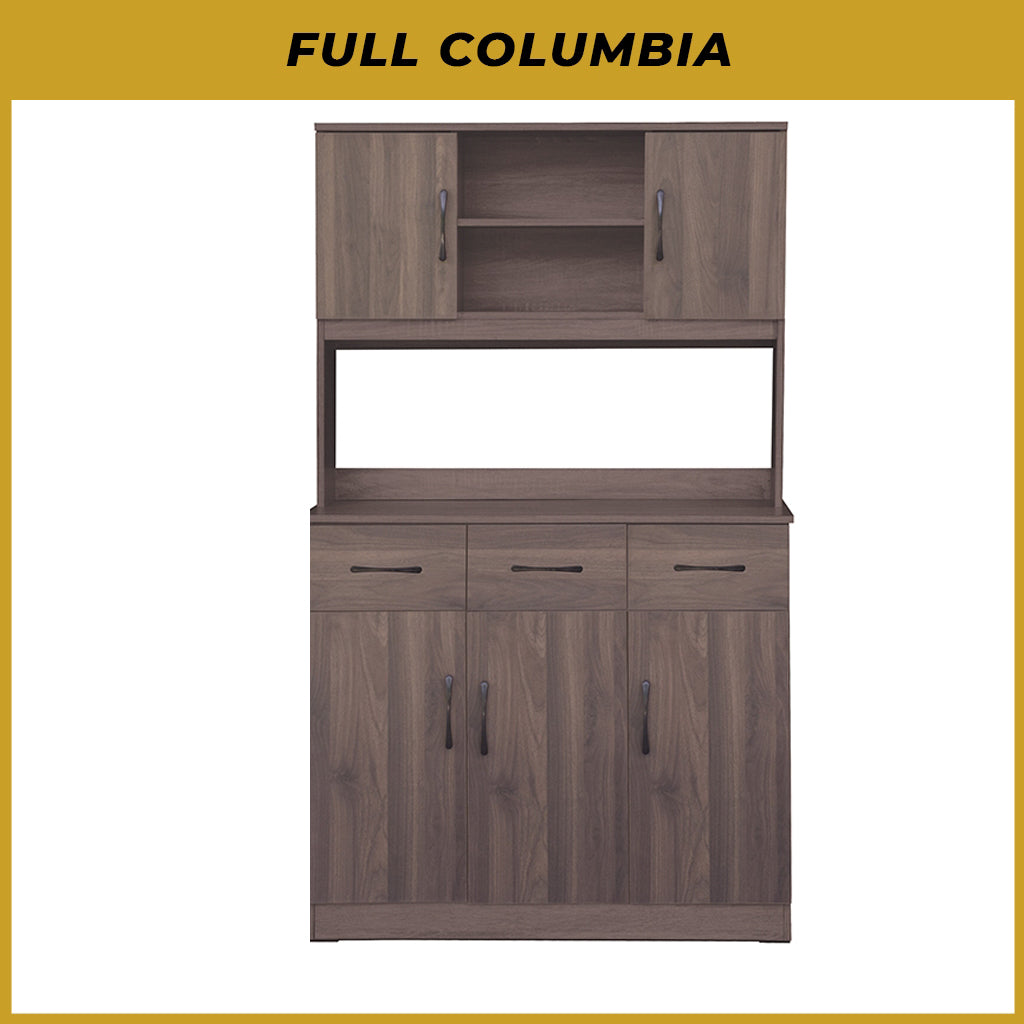 Ponio Series B Kitchen Cabinet with Drawers and Top Cabinet in 4 Colours