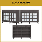 Keiko Japanese Sliding Door Shoe Cabinet CARB-P2 Certified Board in 2 Colours