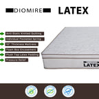 Diomire 10" LATEX Anti-Static Mattress Individual Pocketed Spring - All Sizes