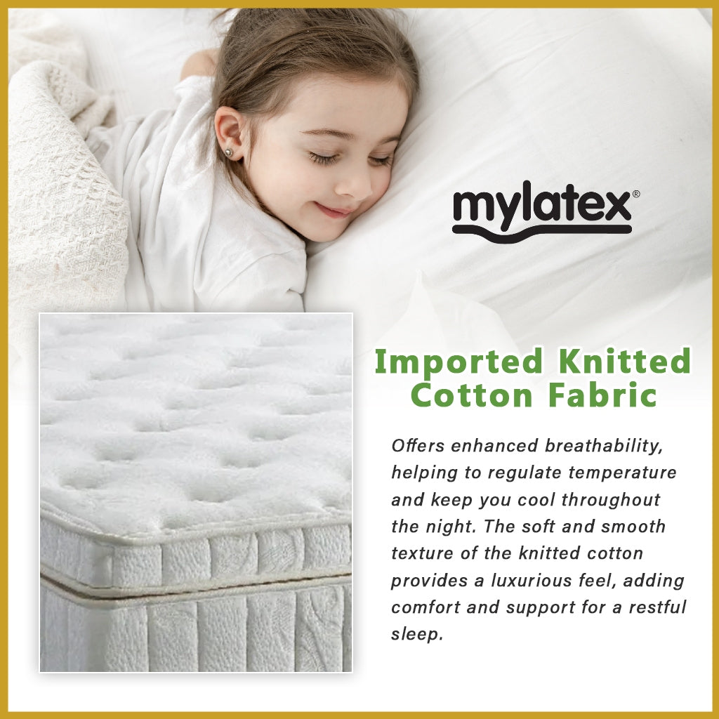 MyLatex CAPRI 10" Natural Latex Mattress Orthopedic - All Sizes Available