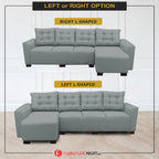 Bethy 4-Seater L-Shaped Sofa with Chaise High Density Foam w/ PetFriendly Options