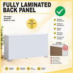 Karen 6 Chest of Drawers CARB-P2 Certified Board Full Laminated Back Panel in 2 Colours