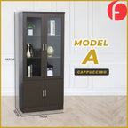 Myani Series Display Cabinet Book Shelves with Drawers in 2 Models