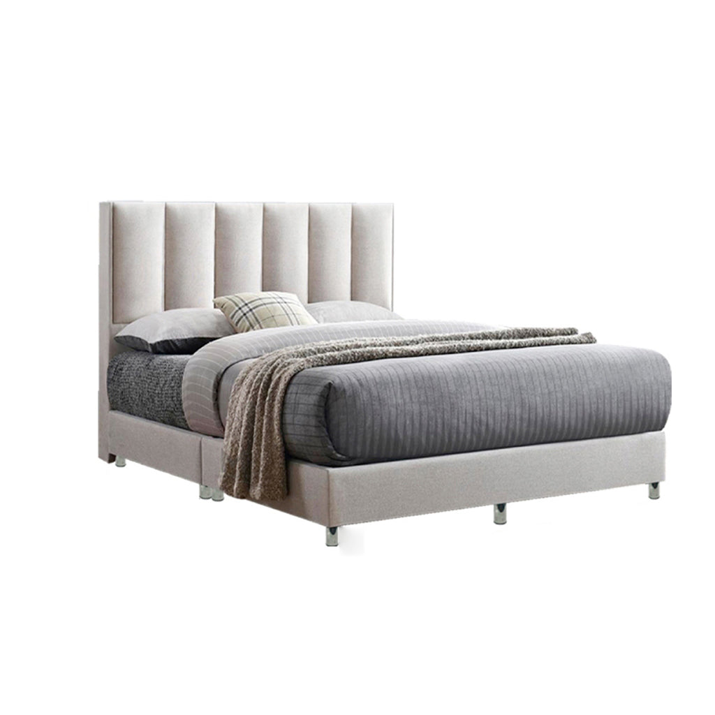 Cecer OrthoCoil Divan Bed Frame Pet Friendly Scratch-Resistant Fabric - With Mattress Add On
