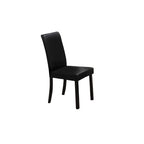 Polly 4/ 6 Seater Rectangular Dining Table and Chair Set In Black