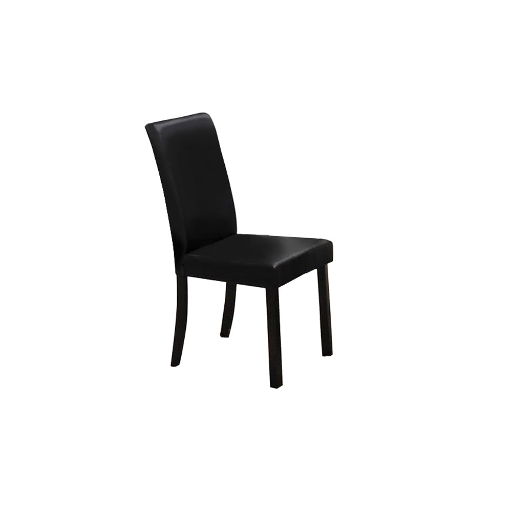 Polly 4/ 6 Seater Rectangular Dining Table and Chair Set In Black