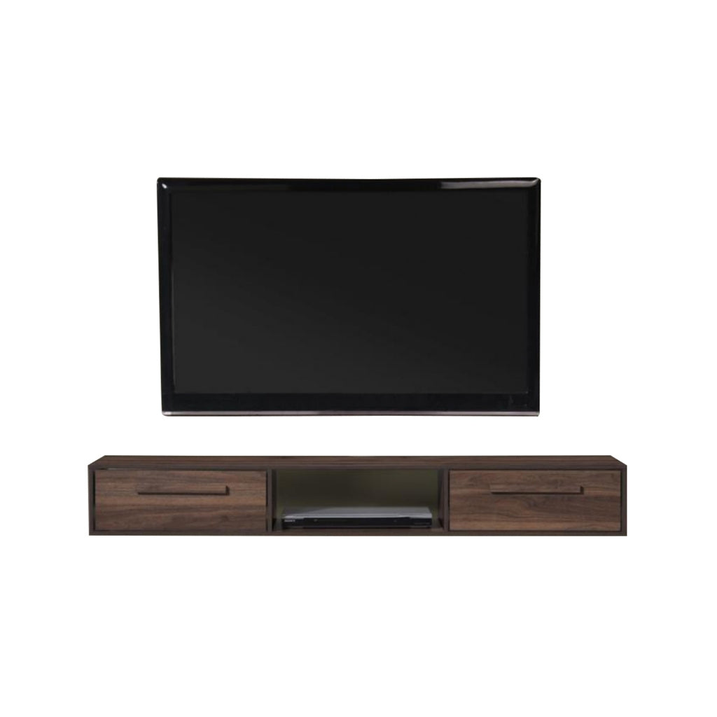 Pollian 4FT/5FT Floating TV Console with Back Panel LED Backlight in 2 Colours