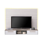 Pollian 4FT/5FT Floating TV Console with Back Panel LED Backlight in 2 Colours