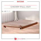 Avian Single/Super Single Pull-Out Bed Frame Solid Plywood Base in 4 Colour