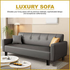Iggie 2-Seater/3-Seater Back Support Sofa - w/ PetFriendly Scratch-Resistant Option