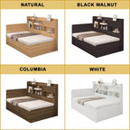 Tyrell Storage Bed / Fully Laminated Eco Board in 4 Colour - w/ Mattress Option