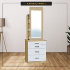 Velin CARB-P2 Certified Board Dressing Table / Gliding Drawer Dresser in 6 Colours