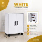 Gemma Shoe Cabinet CARB-P2 Certified Board Fully Laminated Back Panel in 2 Colours