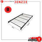 Jenzie Single Metal Pull-Out Bed Frame w/ Mattress Add On Available