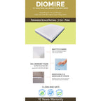 Diomire Mattress With Bed Frame Package. Latex/Memory Foam/Pocketed Spring In All Size