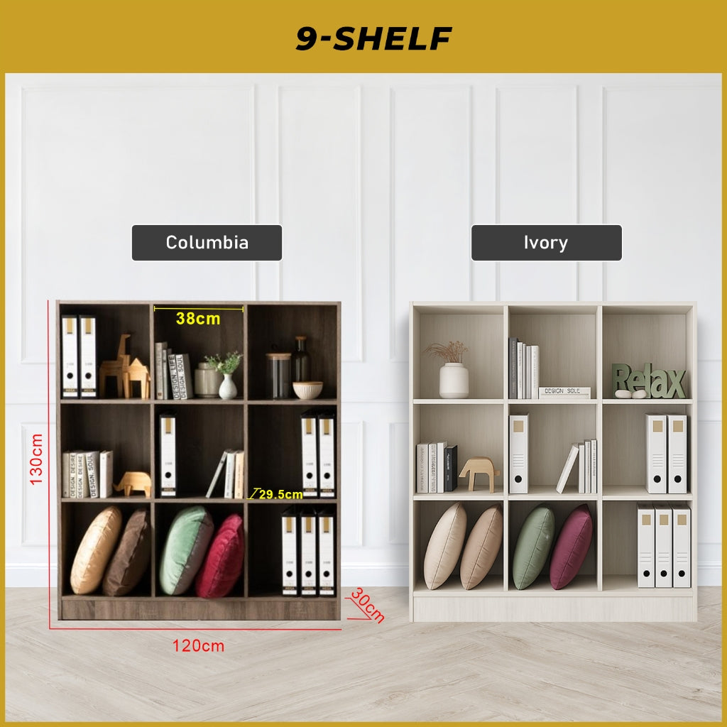 Kasen Series Display Cabinet Book Shelves Open Cabinet in 2 Colours