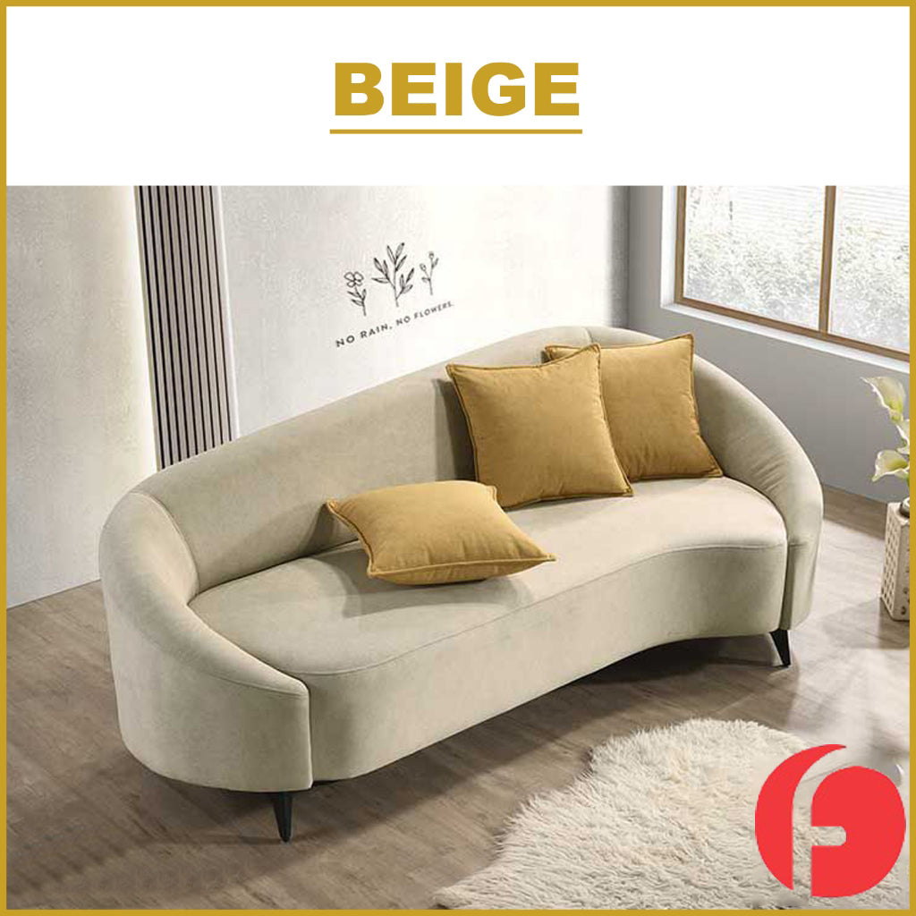 Tyrel PetFriendly 3-Seater Sofa Scratch Resistant Easy Clean Sofa in 2 Colour Available