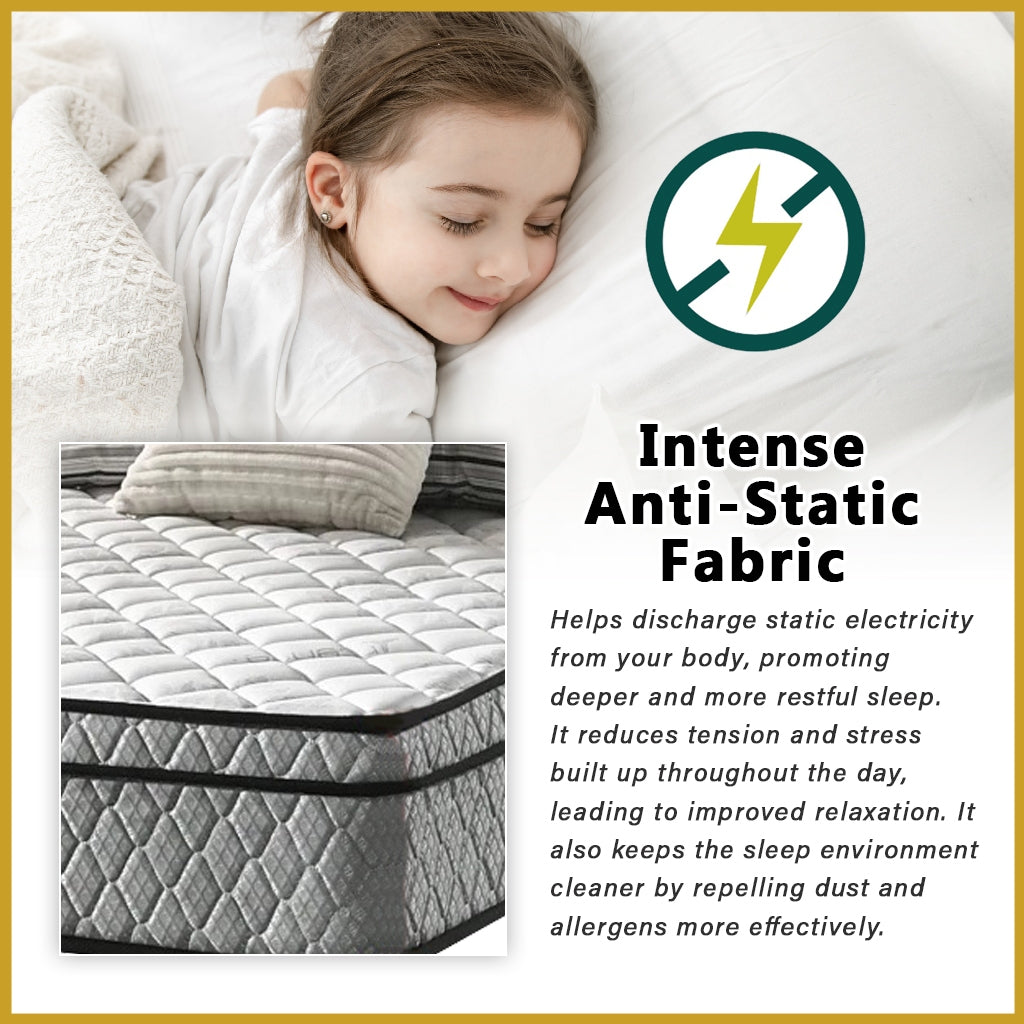 Honey Spinal Plus 10" Anti-Static Posture Support Spring Mattress - All Sizes Available