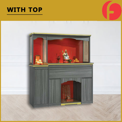 Image of Yehuda Oriental Altar Table with Top Altar Cabinet Fire Resistant Laminated Board