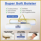 King Koil Hotel Grade Bolster Collection - Super Soft Bolster, 100% Combed Cotton Cover.