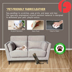 Daisy 2/3-Seater Sofa Adjustable Head-Rest High Density Foam w/ PetFriendly Options