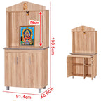 Hindu Altar Table Cabinet Offering Altar Shrine - Model A16