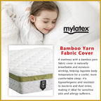 MyLatex LEXINGTON 11" Natural Latex, Coir Fibre Mattress w/ Bamboo Yarn Cover - All Size