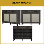 Kaito Japanese Sliding Door Shoe Cabinet CARB-P2 Certified Board in 2 Colours