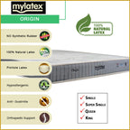 MyLatex 8" Origin Mattress Natural Latex & Anti-Static Fabric - All Sizes Available