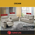 Mikee 1/2/3 Seater Recliner Sofa Set - PetFriendly Scratch-Resist