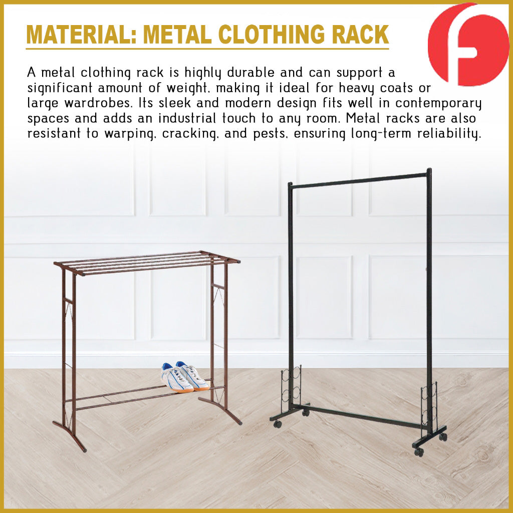 Siera Clothing Towel Rack Metal/Wood Material in 6 Models Available