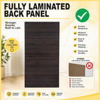 Britain CARB-P2 Certified Board 1-5 Door Tall Wardrobe with Drawers and Top Cabinet