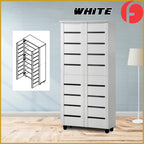 Luca Series Shoe Cabinet Top Quality Material in 2 Colors