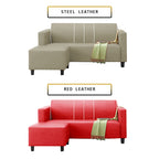 James Series Leather/Pet-Friendly Fabric 3 Seater Sofa With Ottoman In 10 Colours