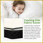 Therapedic Spinal Cool 12" Mattress Bonnel Spring w/ Cooling Silk Fabric - All Sizes