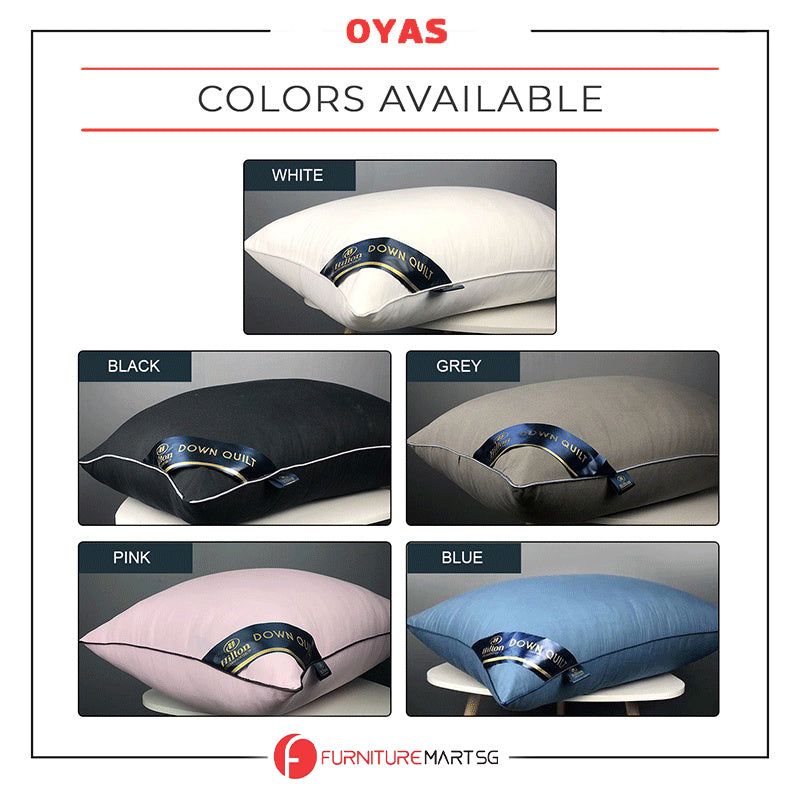 OYAS Single Line Pillow Hilton Hotel Grade 1000g