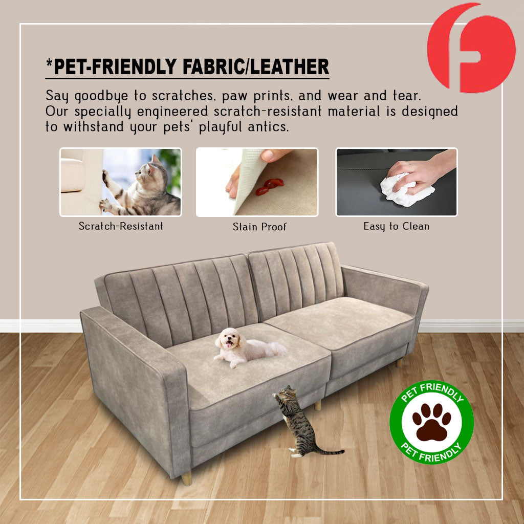 Holly 3-Seater Sofa BedHigh Density Foam Cushion w/ PetFriendly Options