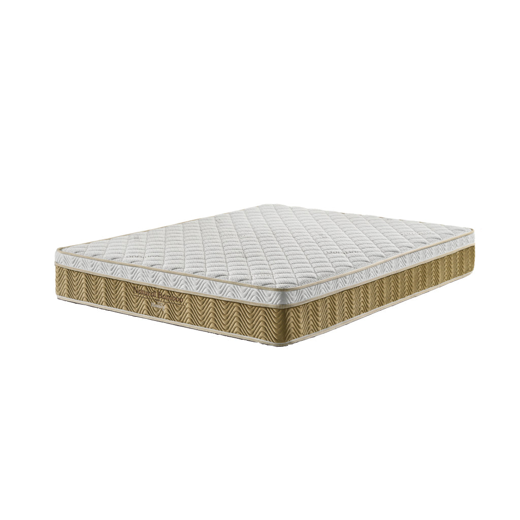 Honey Natural Bamboo 10" Natural Coconut Fibre Bamboo Fabric Mattress - All Sizes