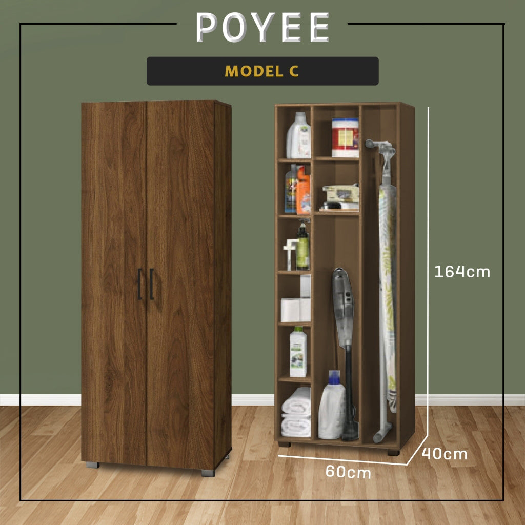 Poyee Series CARB-P2 Certified Board 1-Door 2-Door Utility Cabinet Equipment Storage