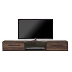 Pollian 4FT/5FT Floating TV Console with Back Panel LED Backlight in 2 Colours