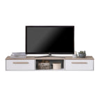 Pollian 4FT/5FT Floating TV Console with Back Panel LED Backlight in 2 Colours