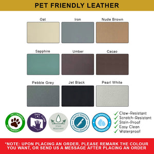 Perez Series Fabric/Leather / PetFriendly Fabric 1/2/3/ L-Shape Sofa